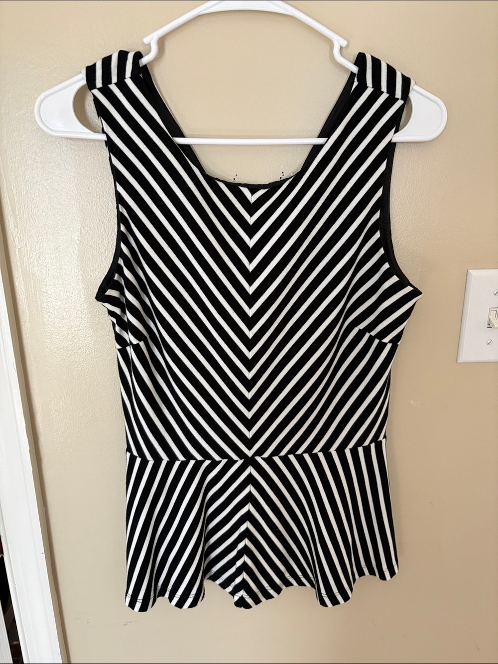 Banana Republic Black & White Striped shirt